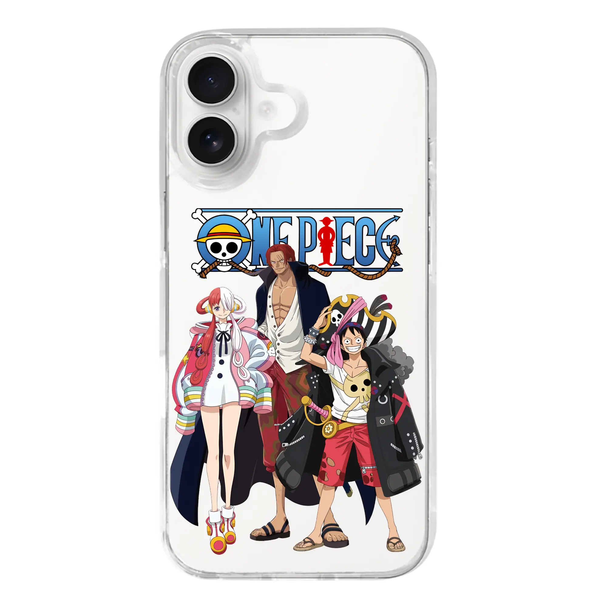 ワンピース グッズ モンキー・D・ルフィ - iPhone 17シリーズ 透明スマホケース – 薄型・耐衝撃・精密フィット保護カバー